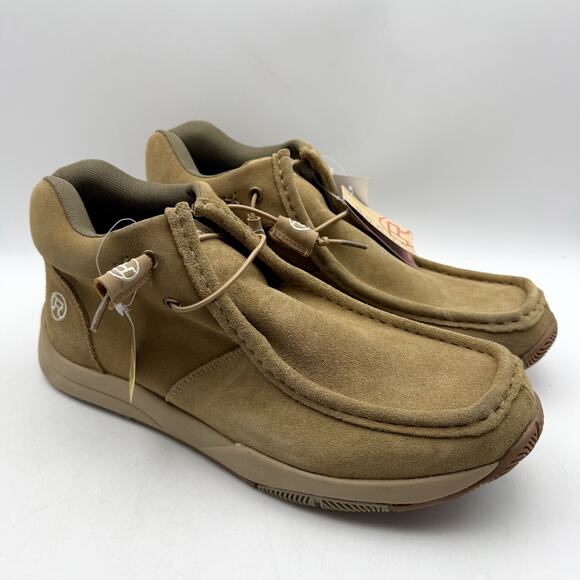 Roper Mens Two Eyelet Chukka Boots US 10.5 D EU 43.5 Brown Suede NWT main image 5